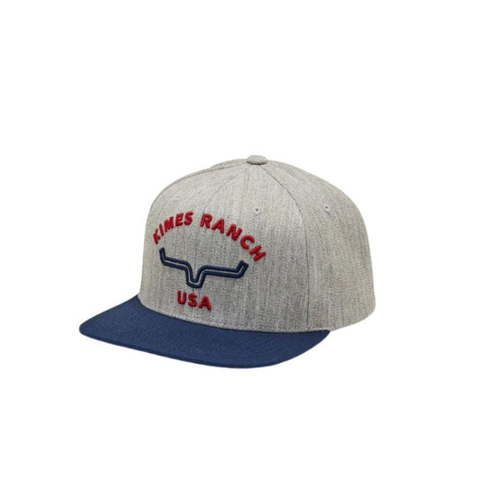 Kimes Arched Trucker Cap - Grey Heather