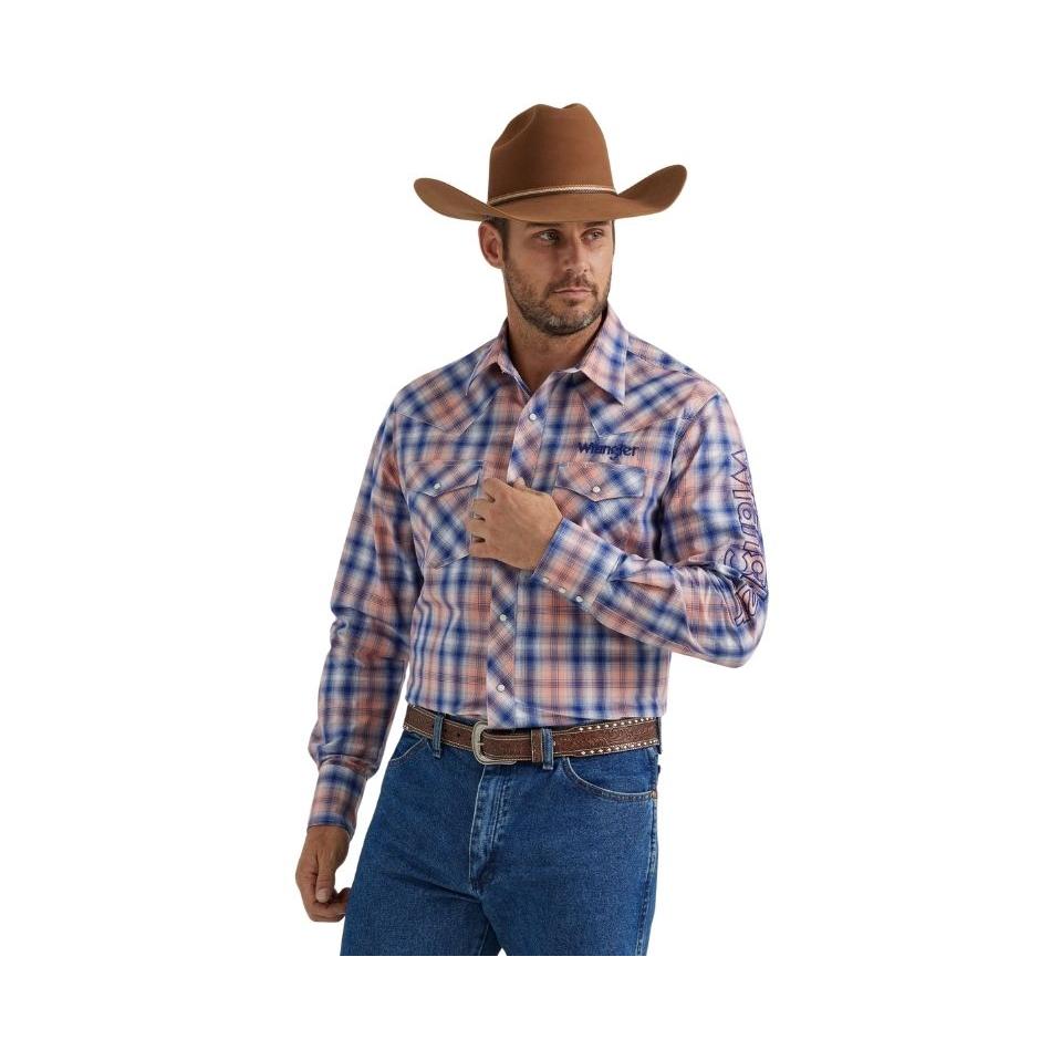 Wrangler Men's Long Sleeve Logo Shirt