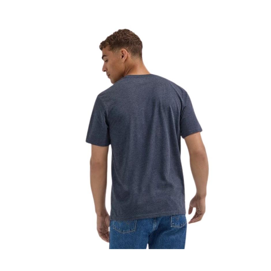 Wrangler Men's Short Sleeve Rockstar Tee Shirt - Dark Sapphire Heather