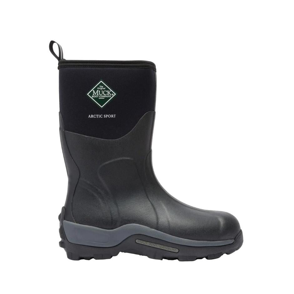 Muck Boots Men's Arctic Sport Mid Calf - Black