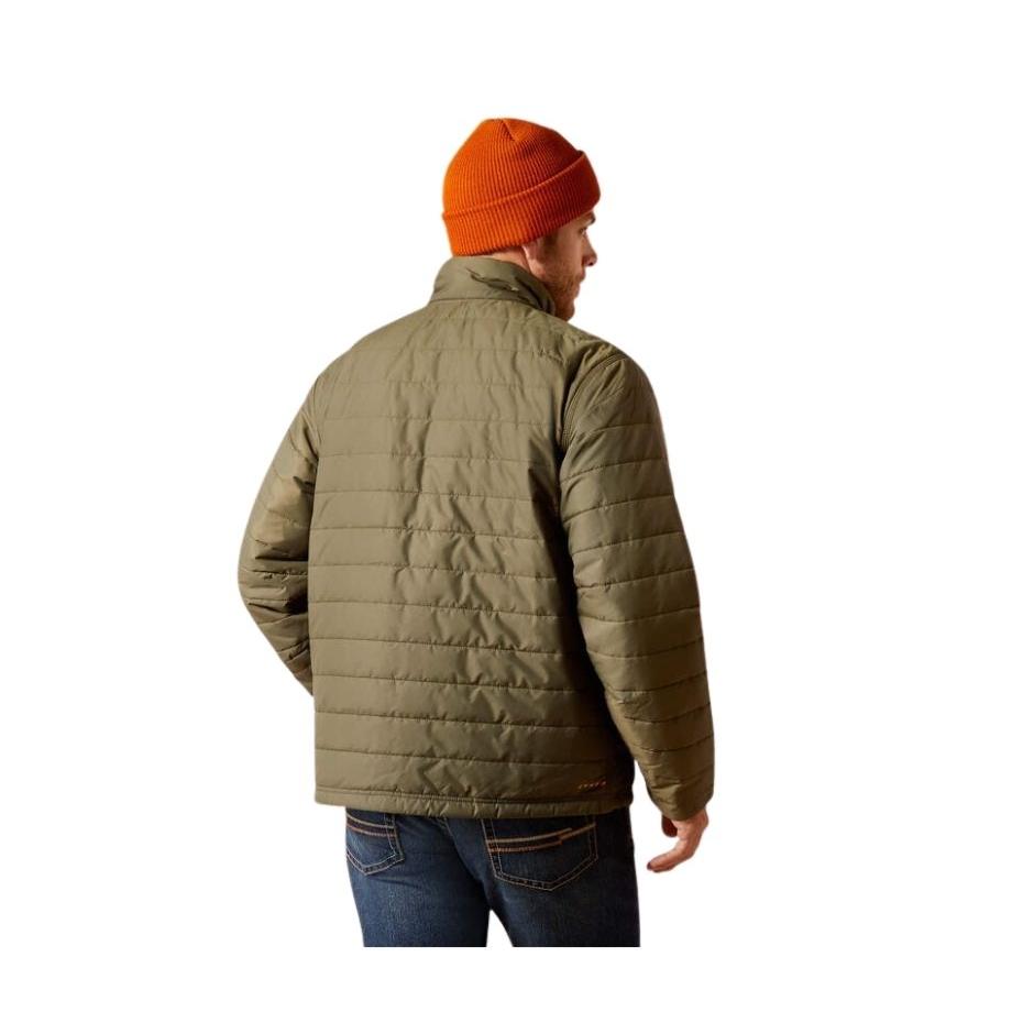 Ariat Men's Rebar Cordura Ripstop Lightweight Insulated Jacket - Green/Beetle