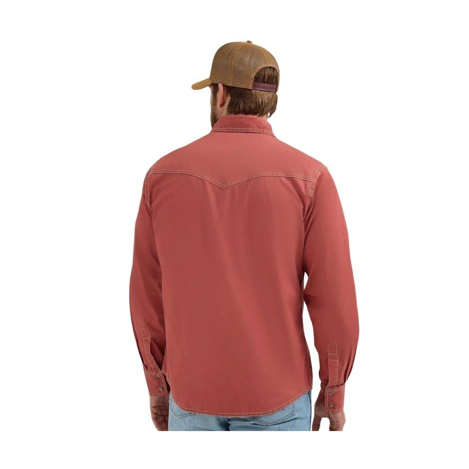 Wrangler Men's Long Sleeve Retro Premium Modern Fit Shirt - Sunset