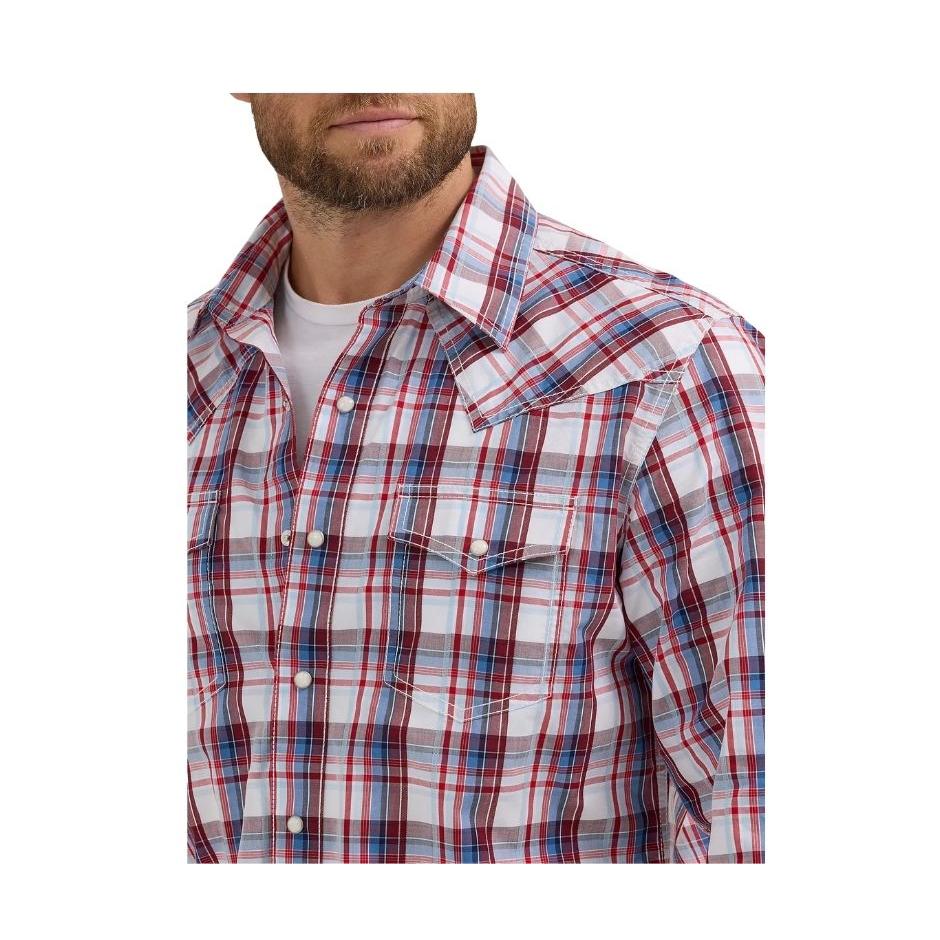 Wrangler Men's Retro Premium Modern Fit Long Sleeve Shirt - Multi