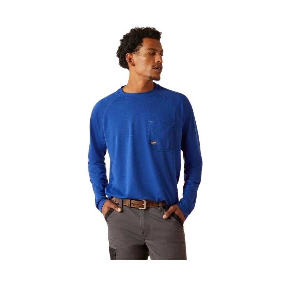 Ariat Men's Rebar Heat Fighter Work Hard Long Sleeve Tee Shirt - Assorted Colours