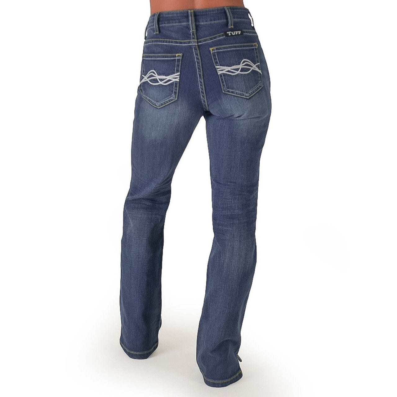 Cowgirl Tuff Women's Don't Fence Me In Jeans - Medium Wash