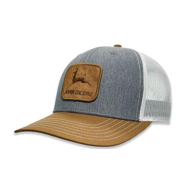 John Deere Suede Logo Patch Hat - Multiple Colours - Irvine Tack & Western Wear