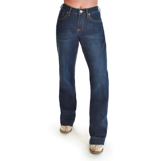 Cowgirl Tuff Women's Indigo Classic Jean - Dark Wash