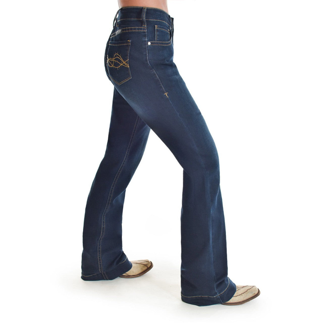 Cowgirl Tuff Women's Indigo Classic Jean - Dark Wash