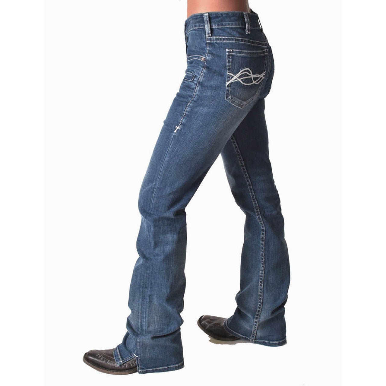 Cowgirl Tuff Women's Legendary Light Jeans - Medium Wash