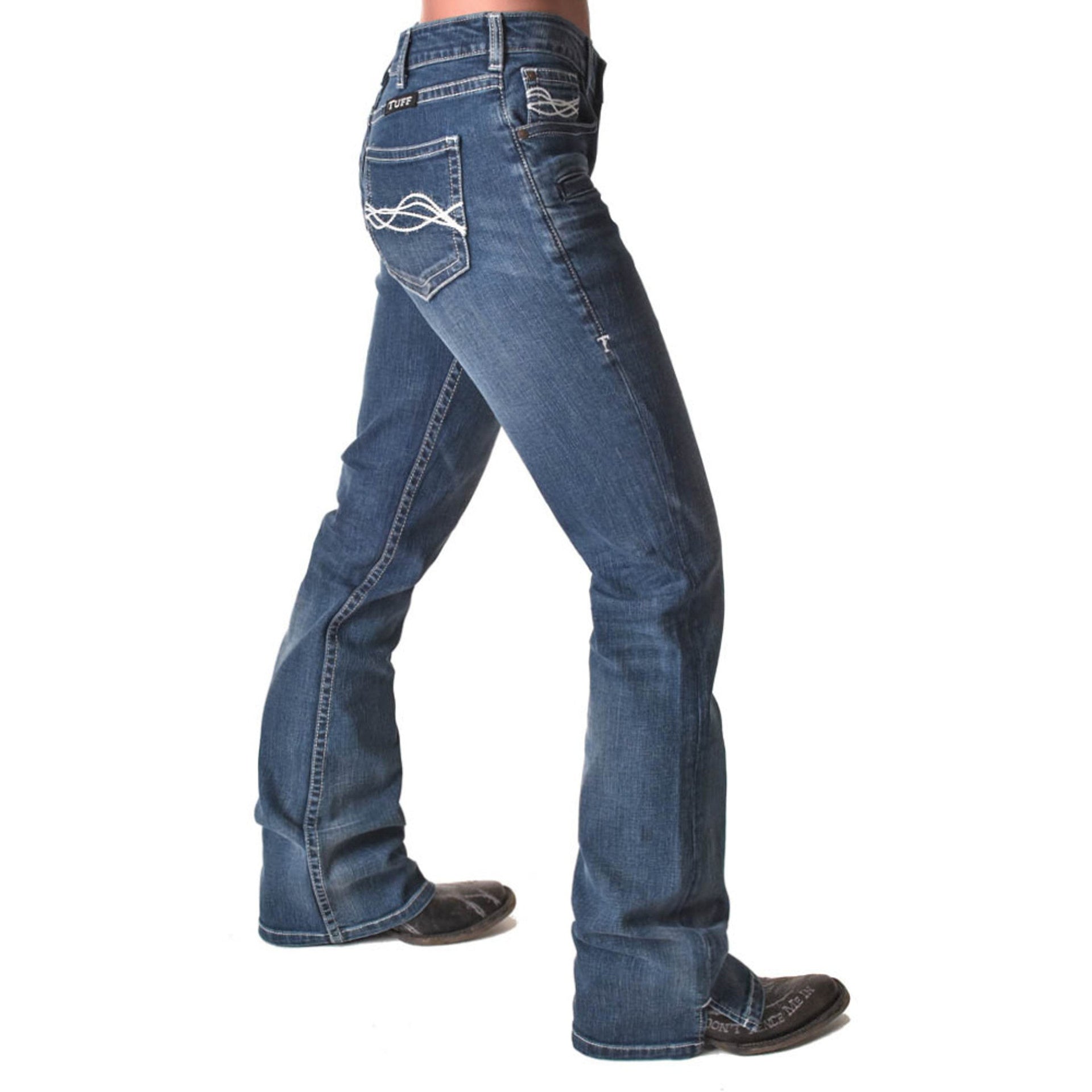 Cowgirl Tuff Women's Legendary Light Jeans Medium Wash