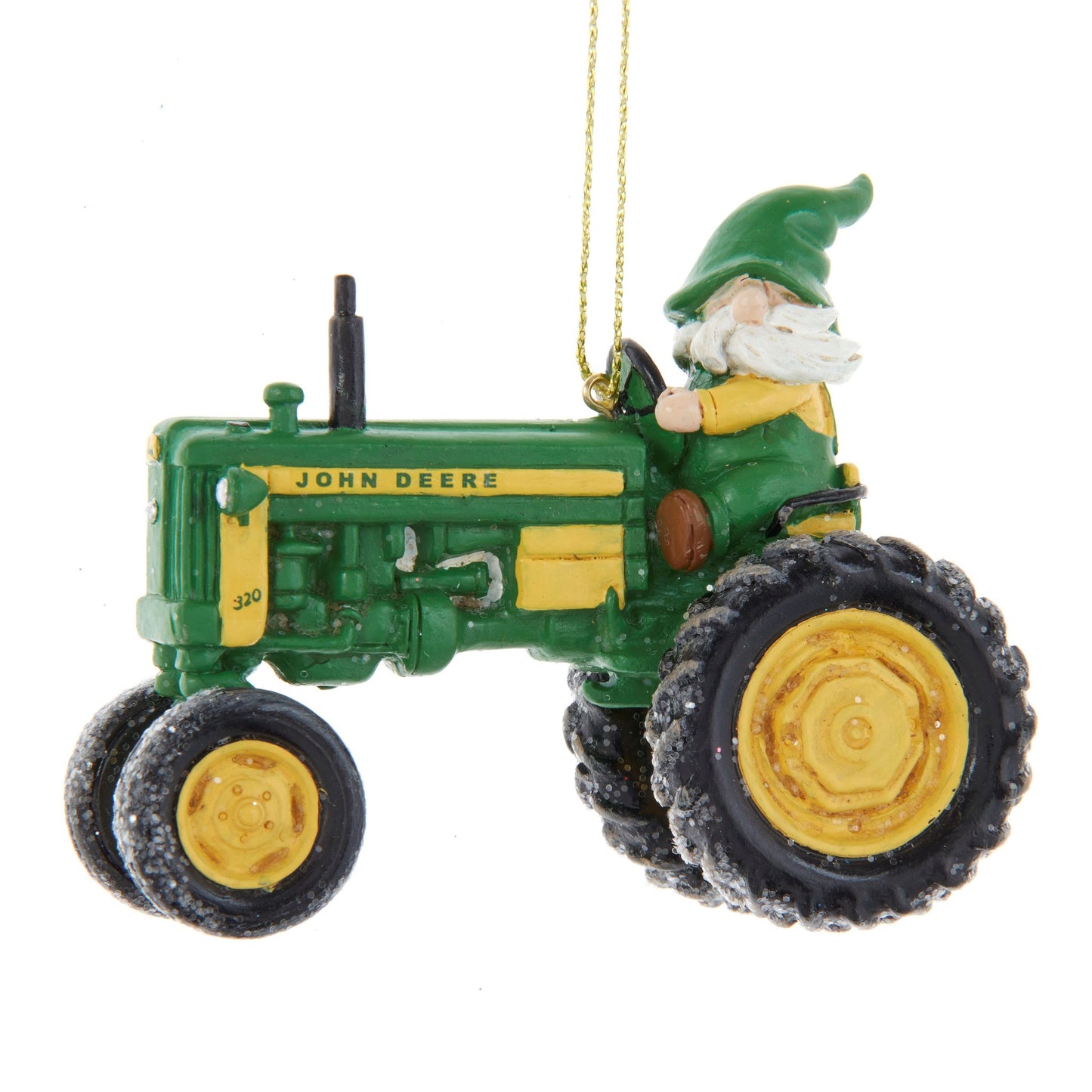 3.88" Resin John Deere 320 Ornament