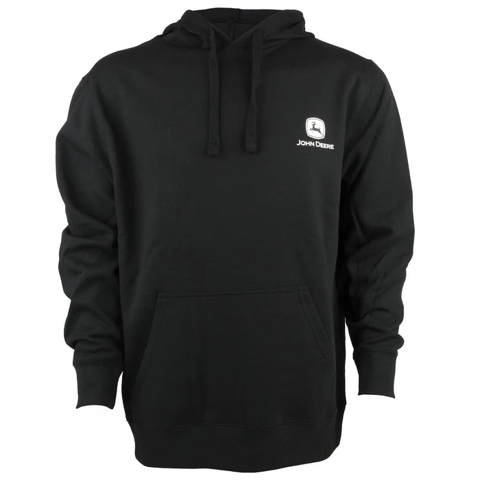 John Deere Men's Nothing Runs Like a Deere Hooded Sweatshirt - Black