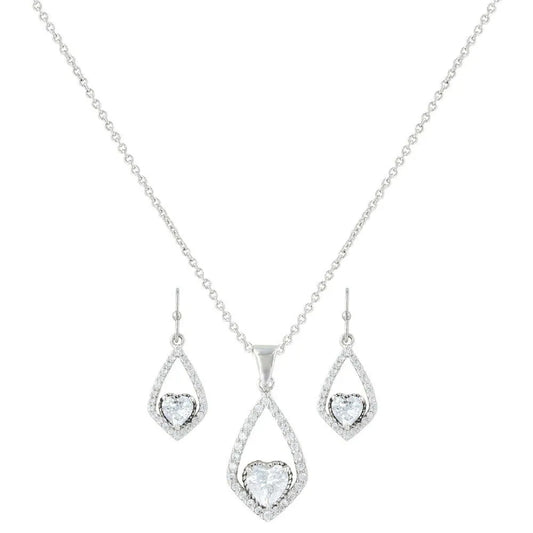 Montana Silversmith Cradled Heart Necklace