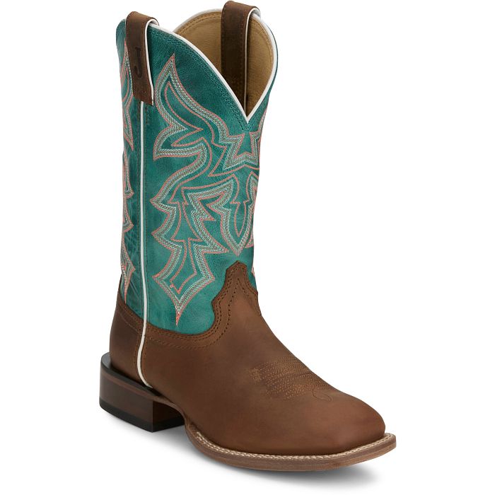 Justin Women's 11" MIss Ellie Western Boot- Rustic