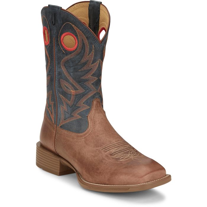 Justin Men's 11" Pickett Western Boot - Peanut/Tan