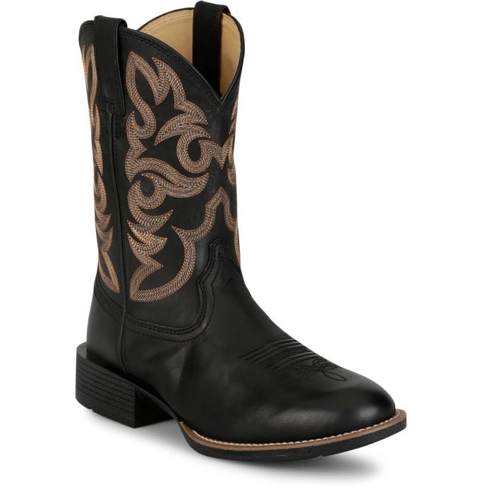Justin Men's 11" Jasper Western Boot - Black