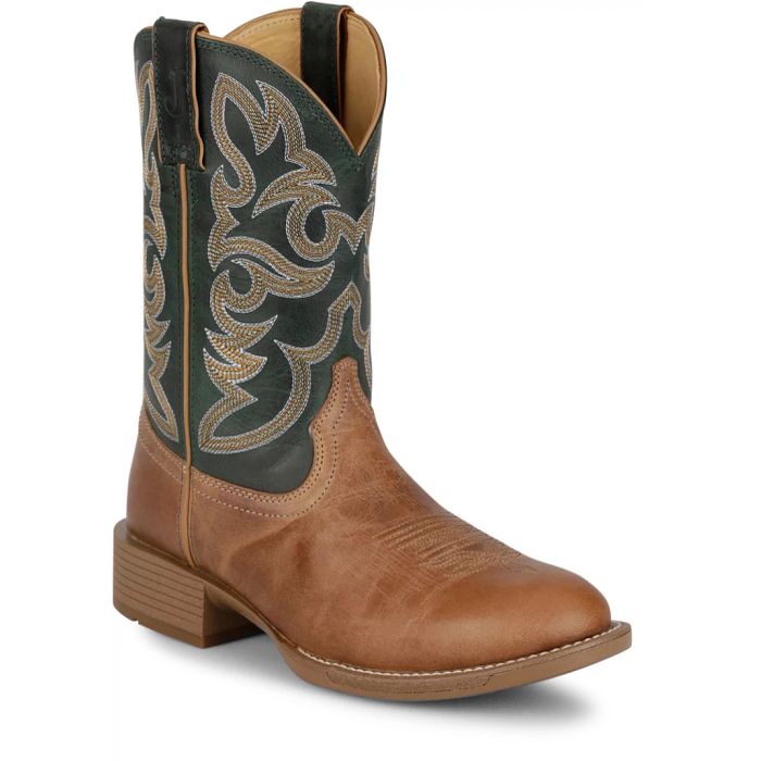 Justin Men's 11" Jasper Western Boot - Chestnut