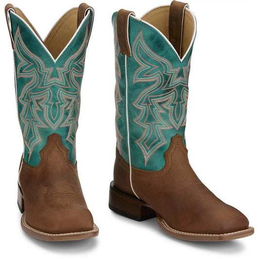Justin Women's 11" MIss Ellie Western Boot- Rustic