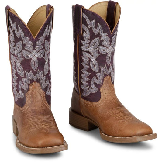 Justin Women's 11"  Ashtyn Western Boot- Chestnut