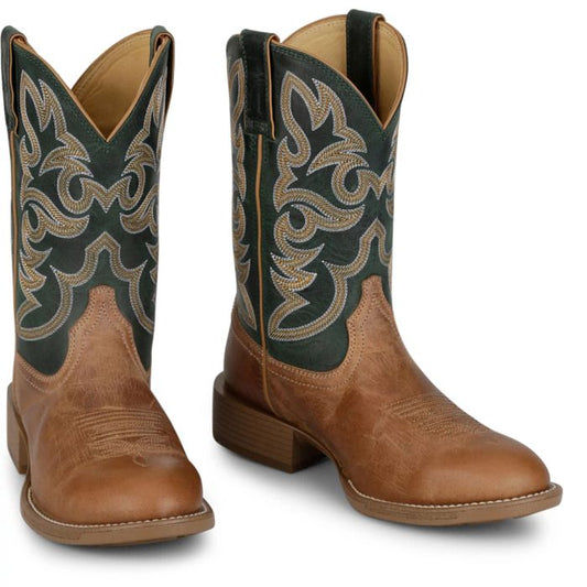 Justin Men's 11" Jasper Western Boot - Chestnut