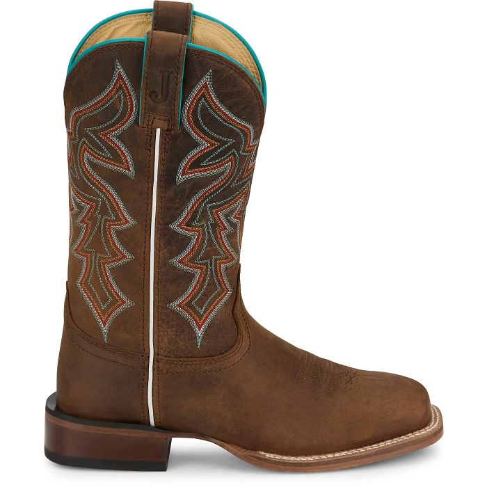 Justin Women's 11" MIss Ellie Western Boot- Taupe