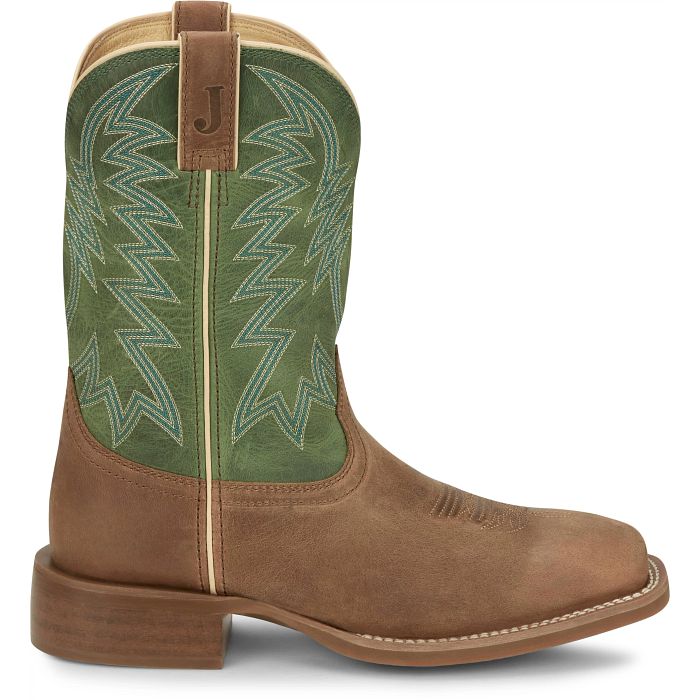Justin Men's 11" Big Bucks Western Boot - Tan