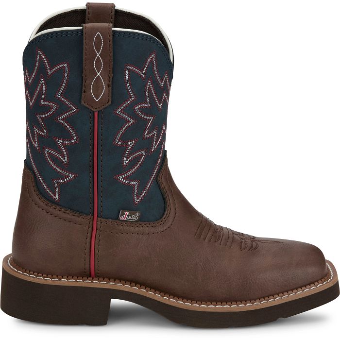 Justin Women's 8" Sunny Western Boot- Brick