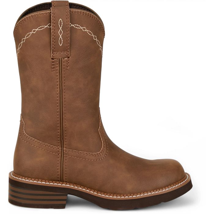 Justin Women's 10"  Lillie Western Boot- Brown