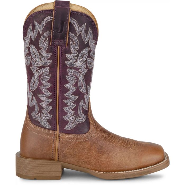 Justin Women's 11"  Ashtyn Western Boot- Chestnut