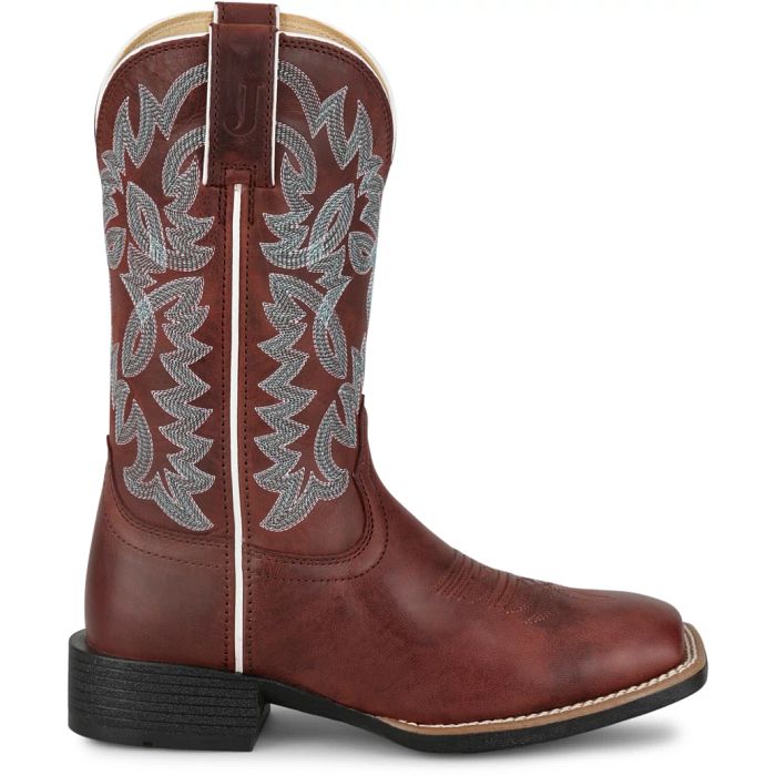 Justin Women's 11"  Ashtyn Western Boot- Mahogany