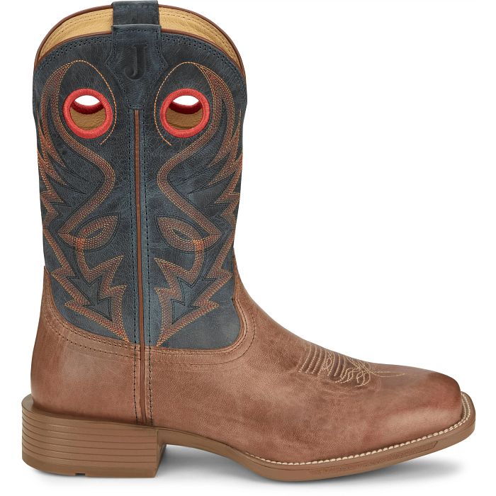 Justin Men's 11" Pickett Western Boot - Peanut/Tan