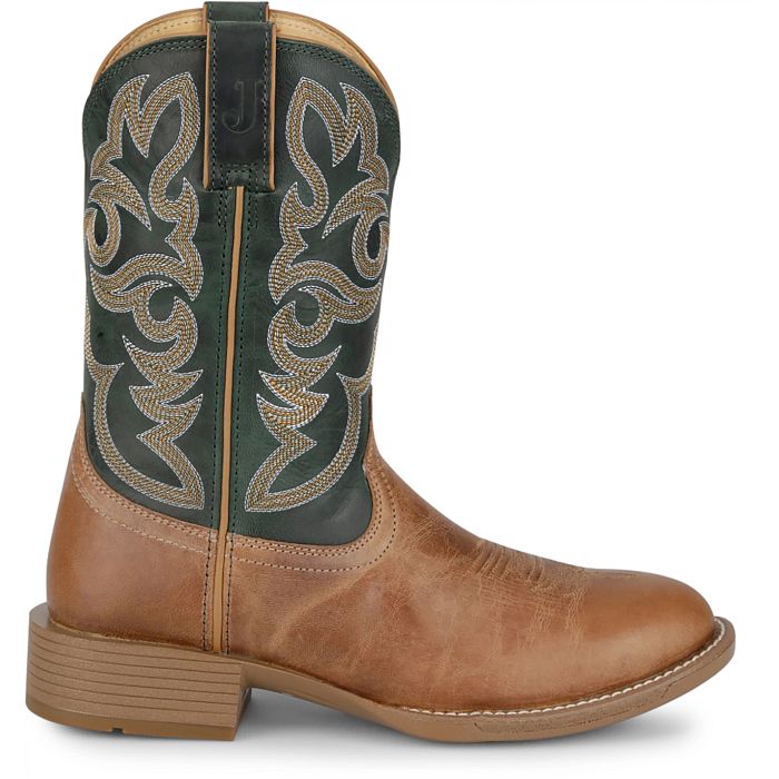 Justin Men's 11" Jasper Western Boot - Chestnut