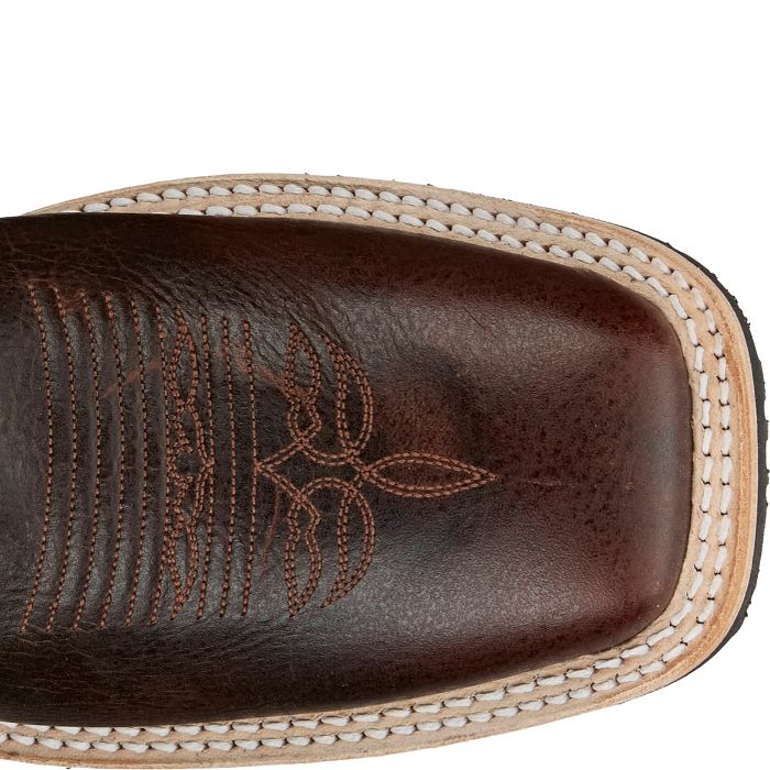 Justin Men's Trainor 11" Western Cowboy Boots- Cognac