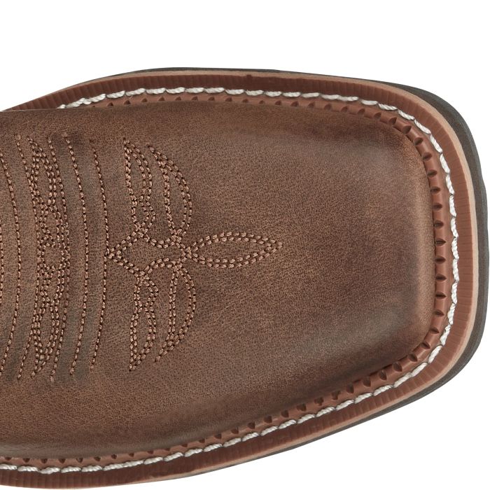 Justin Women's Ema 8" Western Boot- Dark Tan
