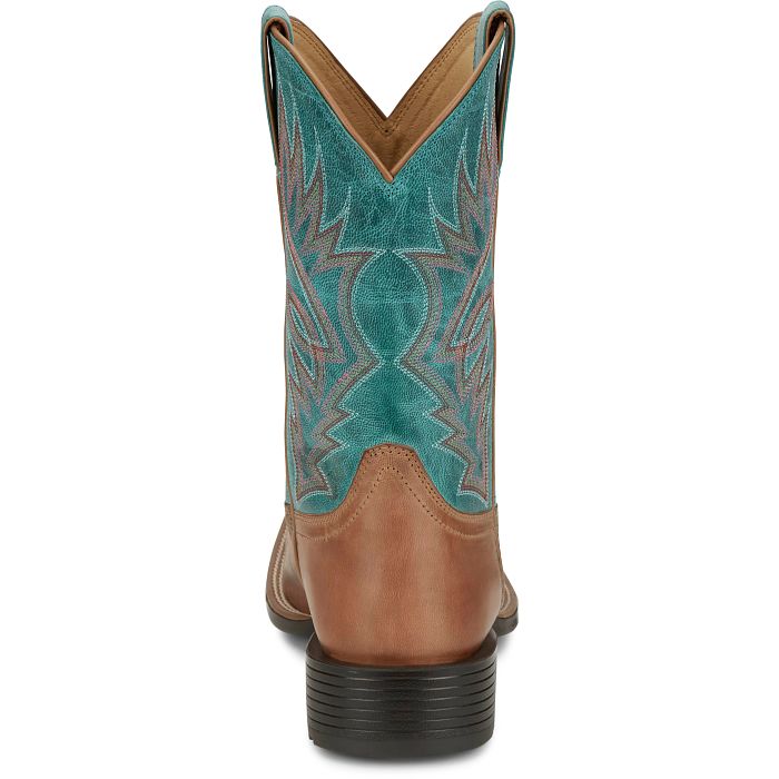 Justin Men's 11" Zeke Western Boot - Peanut