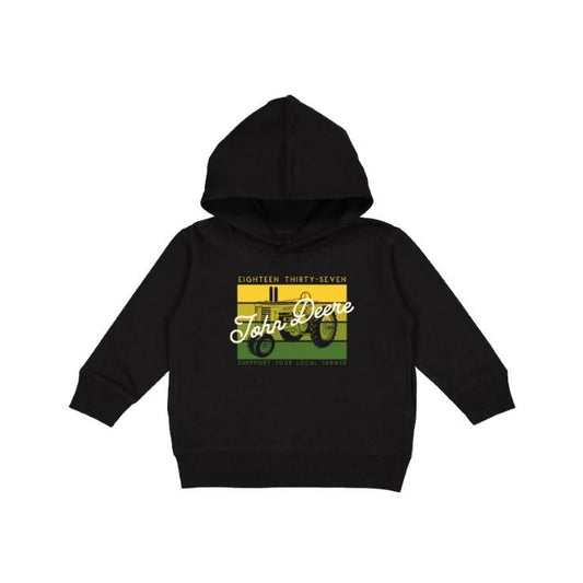 John Deere Toddler Ombre Long Sleeve Hoodie - Black