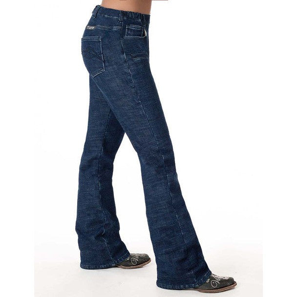 Cowgirl Tuff Women's Tuff Cowgirl Winter Jeans - Dark Wash