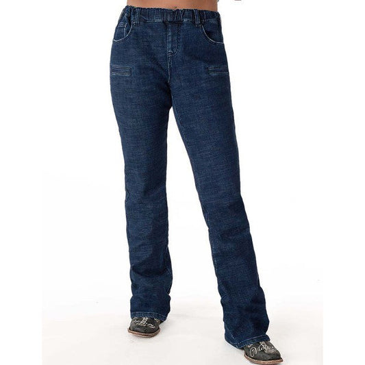 Cowgirl Tuff Women's Tuff Cowgirl Winter Jeans - Dark Wash