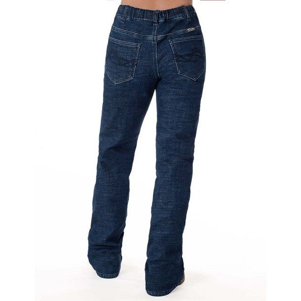Cowgirl Tuff Women's Tuff Cowgirl Winter Jeans - Dark Wash