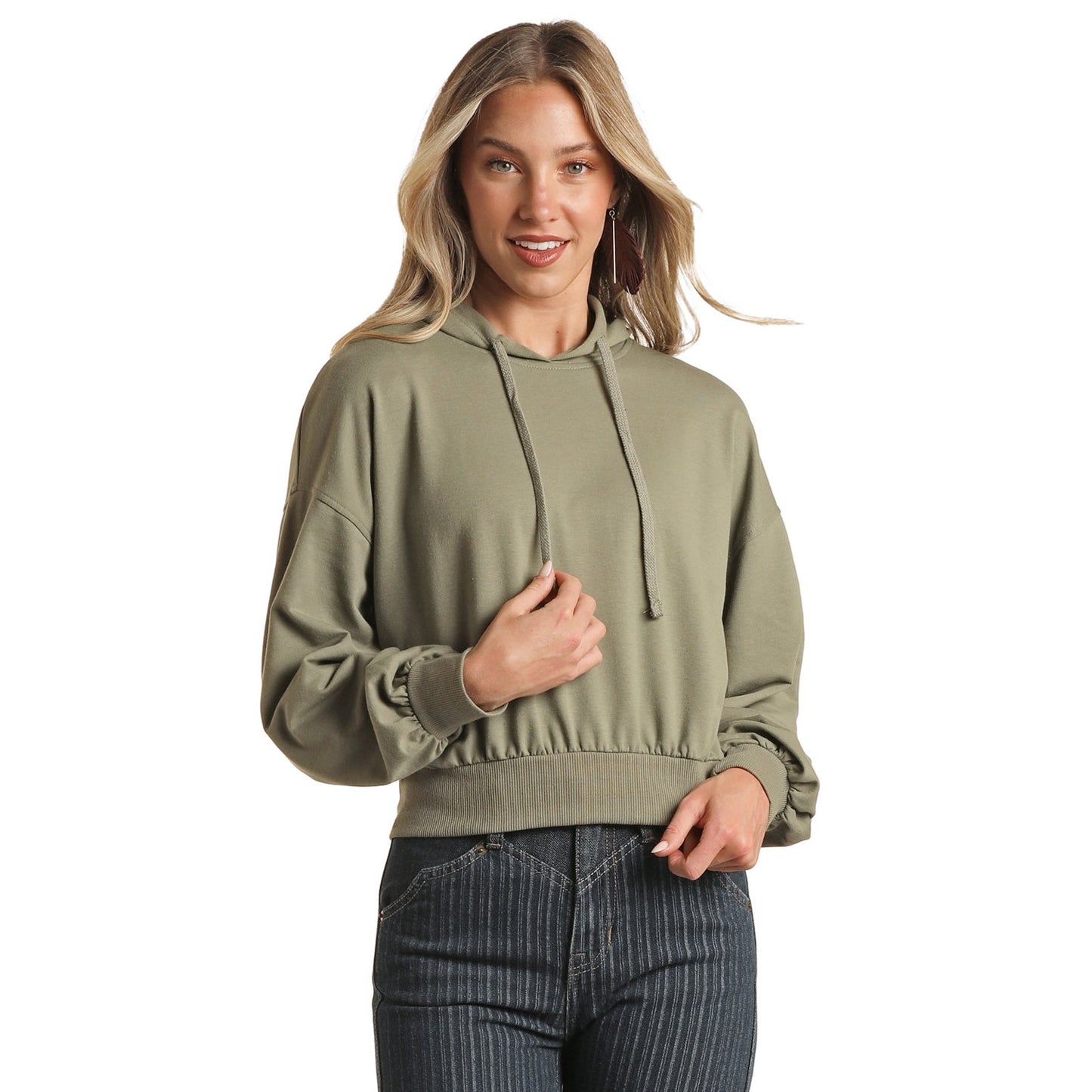 Westmoor mfg Red Label Women S Balloon Sleeve Hoodie