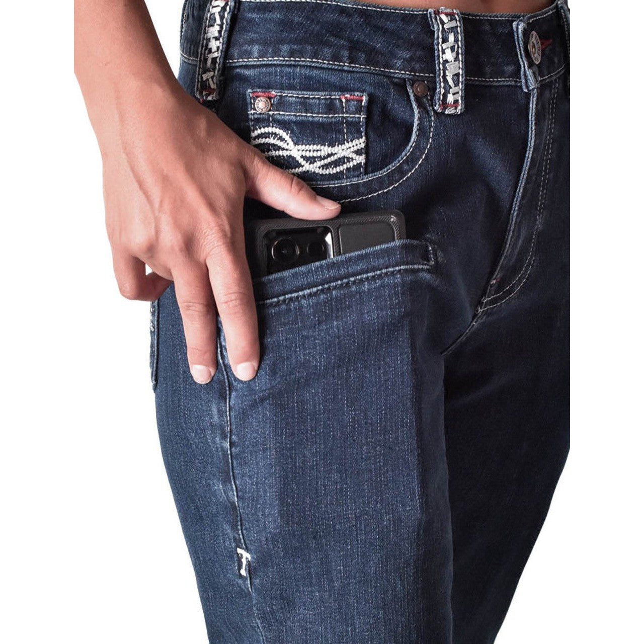 Cowgirl Tuff Women's XOXO Jean - Medium Wash