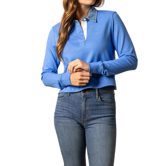 Kimes Women's Long Sleeve Jamila Rugby Shirt- Multiple Colours