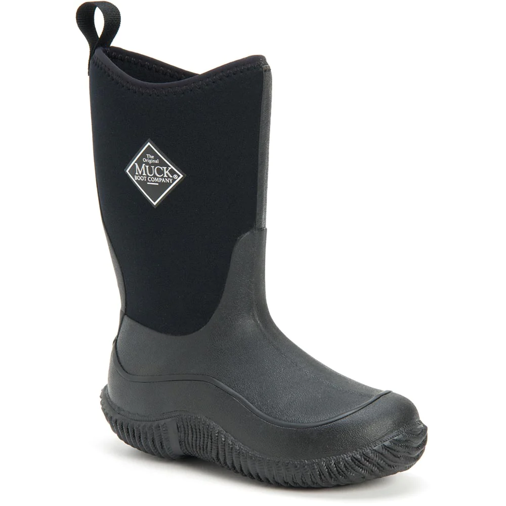**Muck Boots Kid's Hale Solid - Black