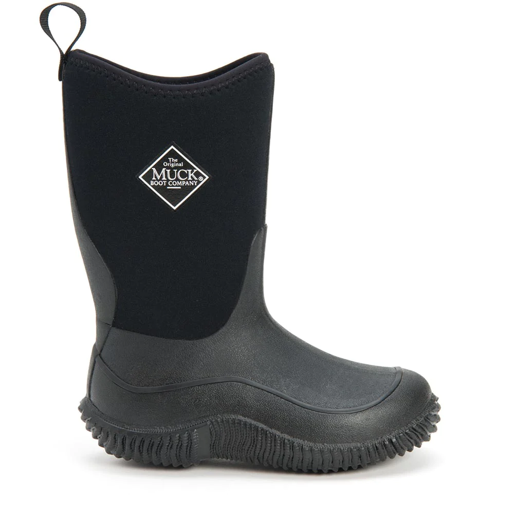 **Muck Boots Kid's Hale Solid - Black