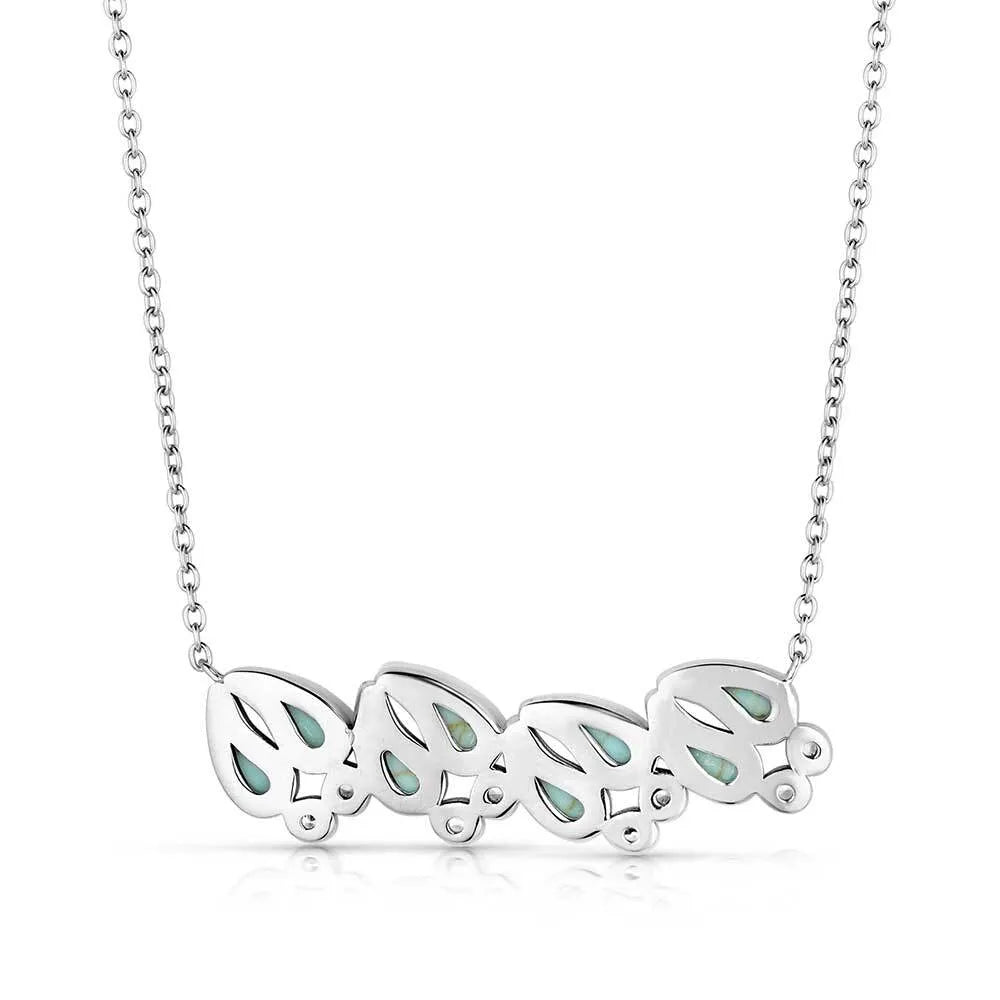 Montana Silversmith Women's Trackers Trail Turquoise Necklace