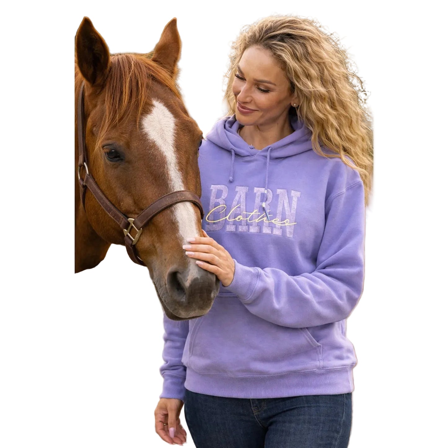 Barn Clothes Wild Violet Long Sleeve Hoodie