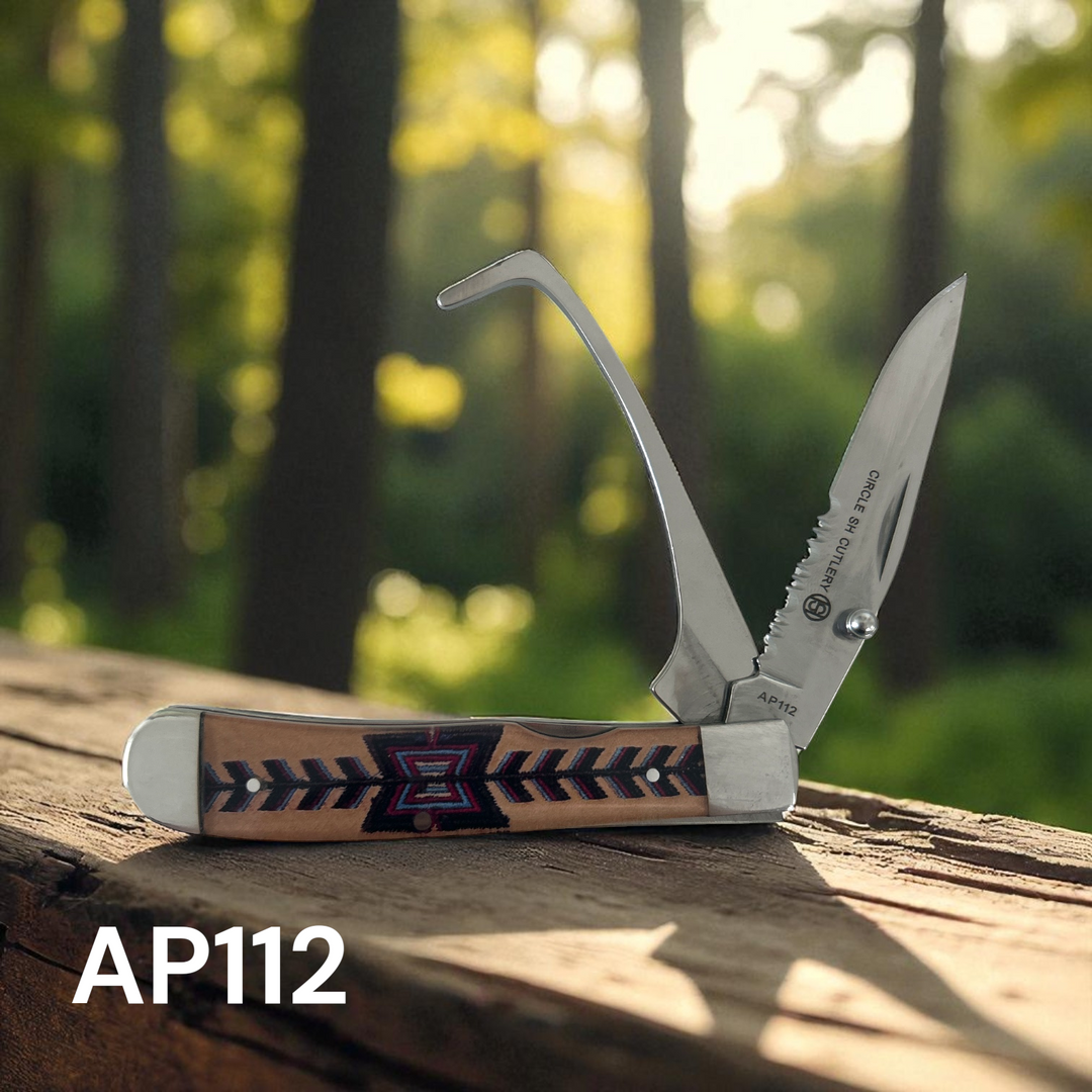 Twisted X Stainless Circle SH Knife &amp; Hoof Pick - Irvine Tack &amp; Western Wear