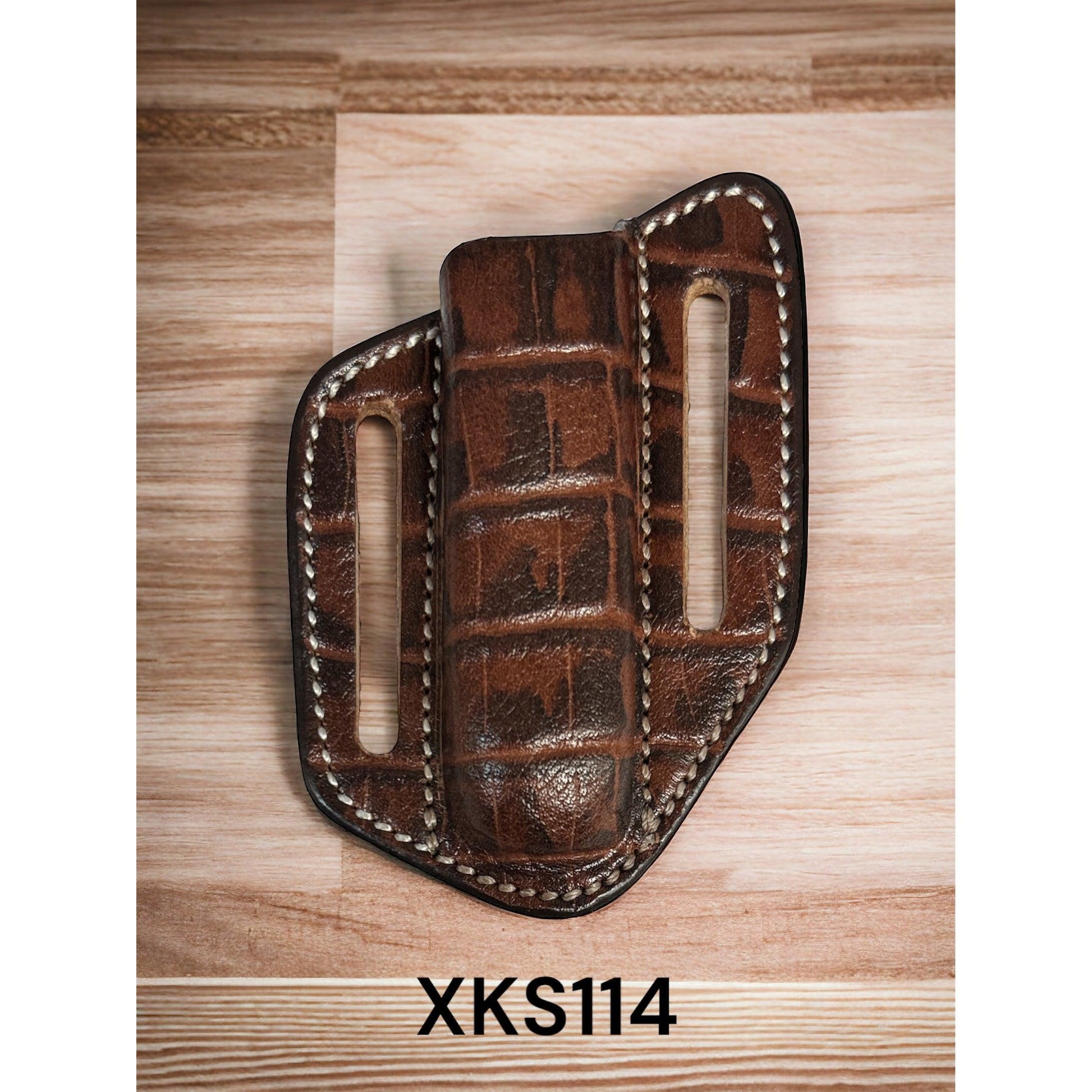 Twisted X Confoured Knife Sheath - Alligator Print - Irvine Tack & Western Wear