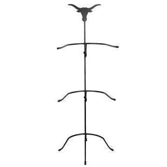 M&F LH Metal 3 Tier Hatrack- Black