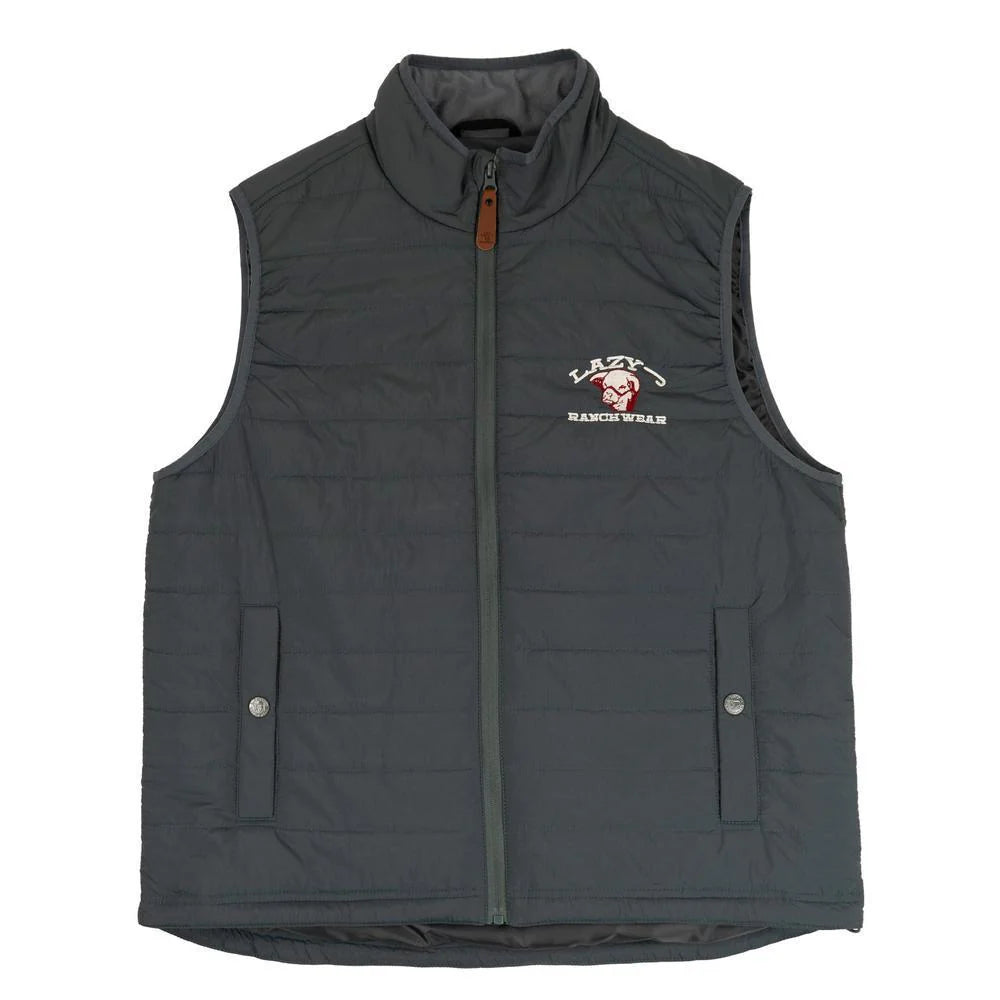 Lazy J Ranch Men's Lightweight Relaxed Fit Vest - Slate Blue